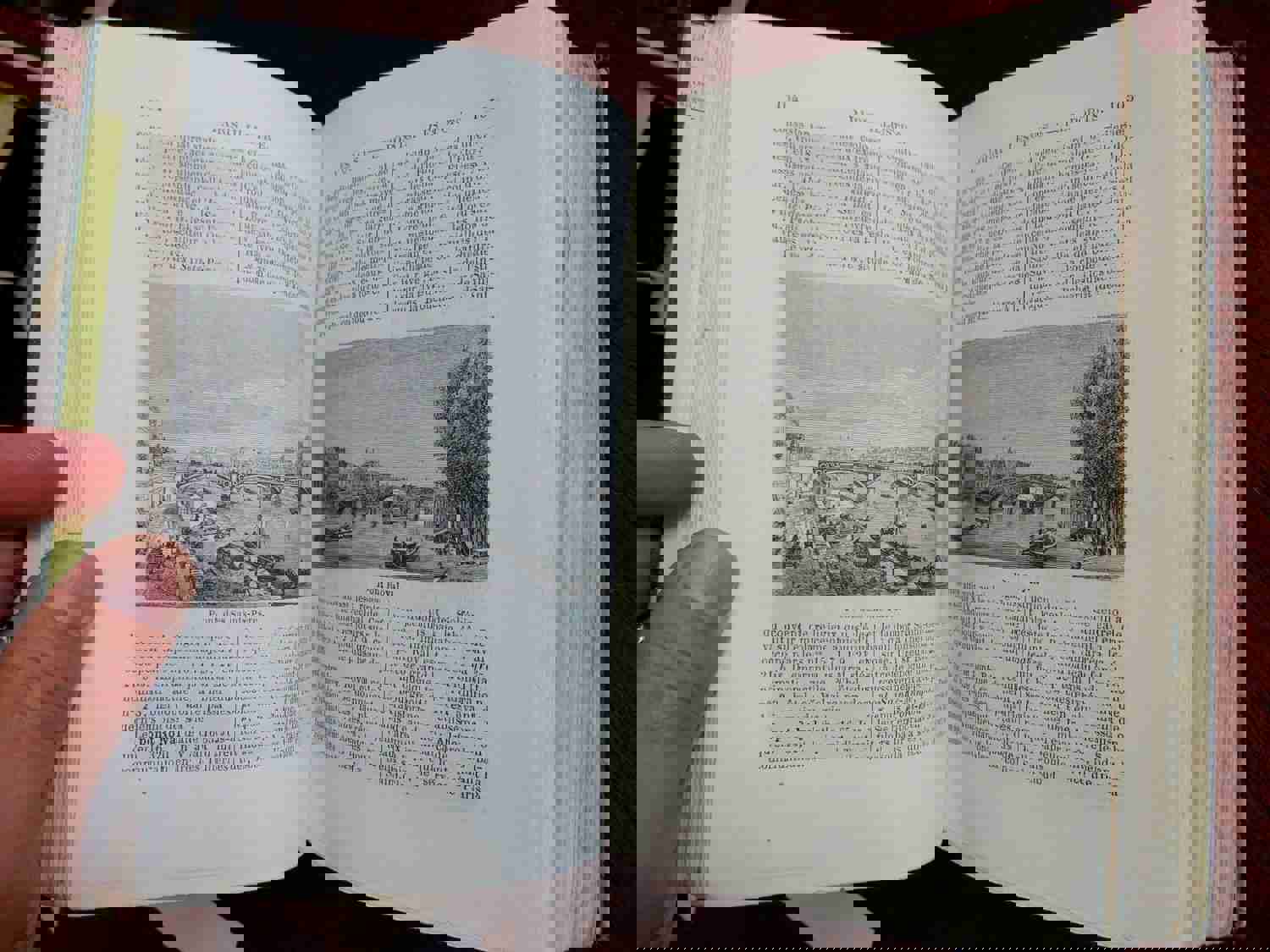 Paris Illustrated Rare Guide Book 1863 Joanne with Large City Plan Map