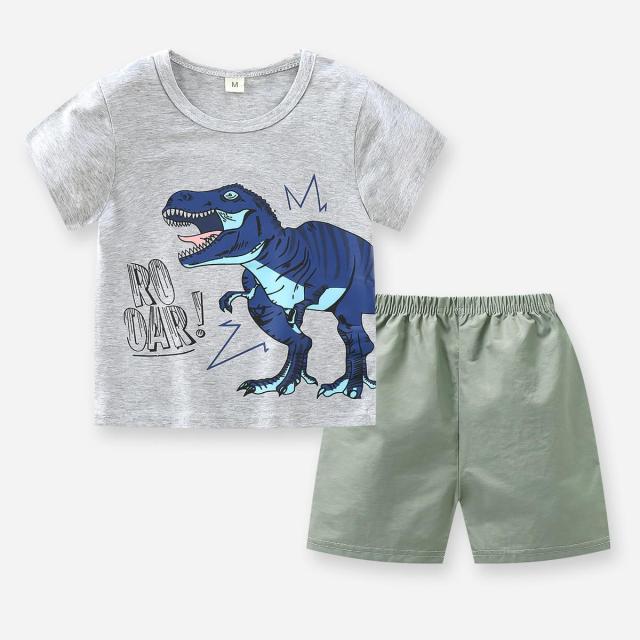 Brand Cotton Baby Boy Sets Leisure Sports Baby Boy T-shirt with Shorts Sets - Toddler Baby Boy Clothing
