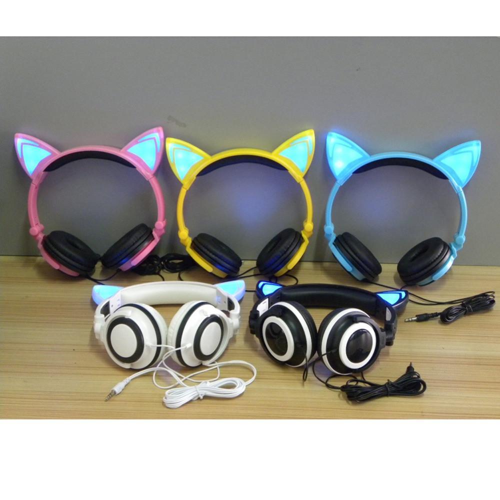 LED Cat Ear Headphones - Fun and Stylish Audio Experience