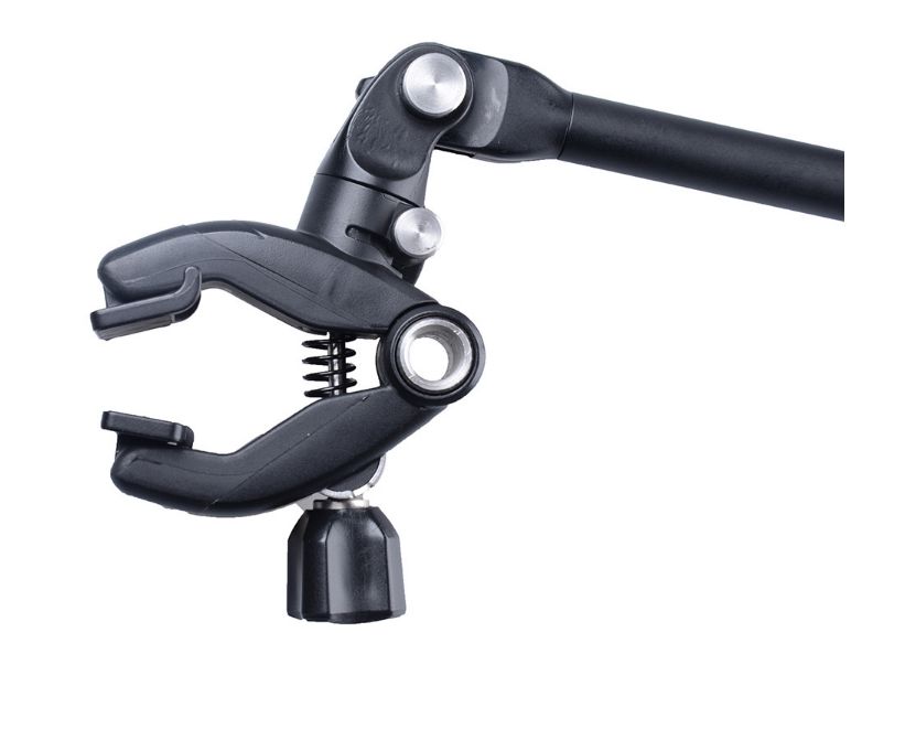 360 Rotating Guitar Drum Clips Music Mount Arm Stand Clamp for Gopro SJCAM Xiaomi