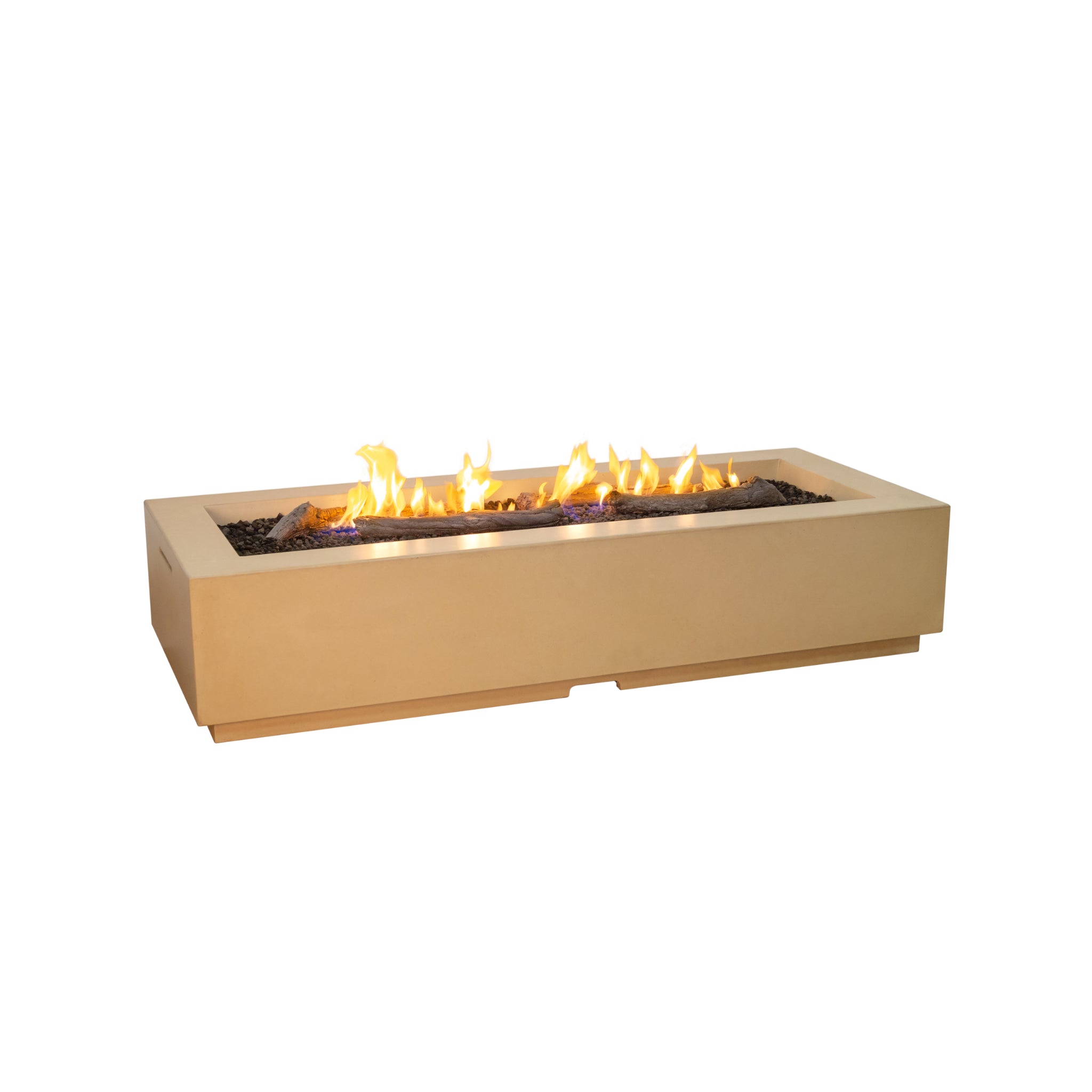 Louvre Long Rectangle Fire Pit - 72" Luxury Outdoor Fireplace