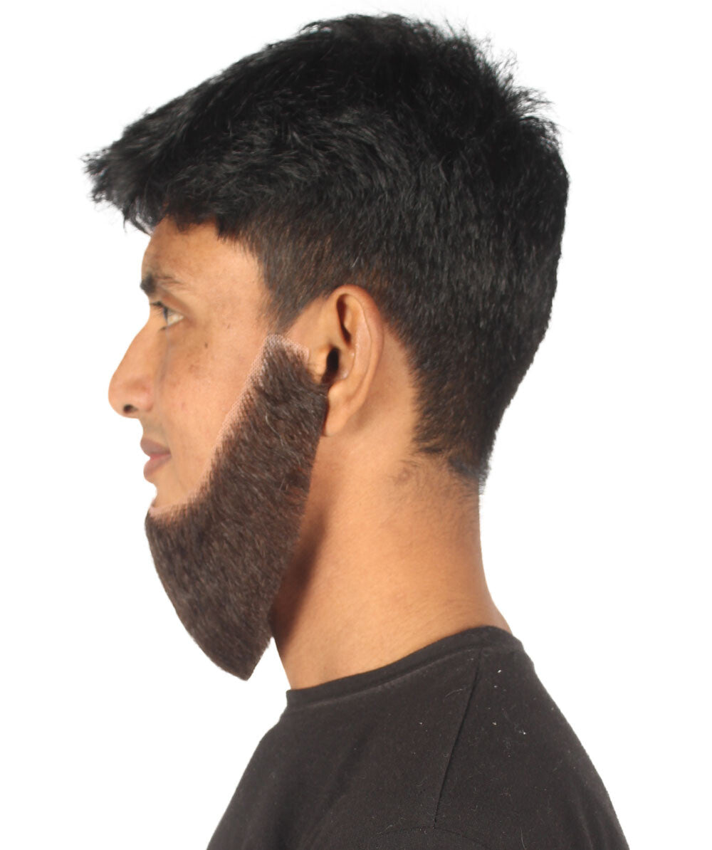 HPO Adult Mens Chin Curtain Style Long Beard Set | Multiple Color Options | HPO