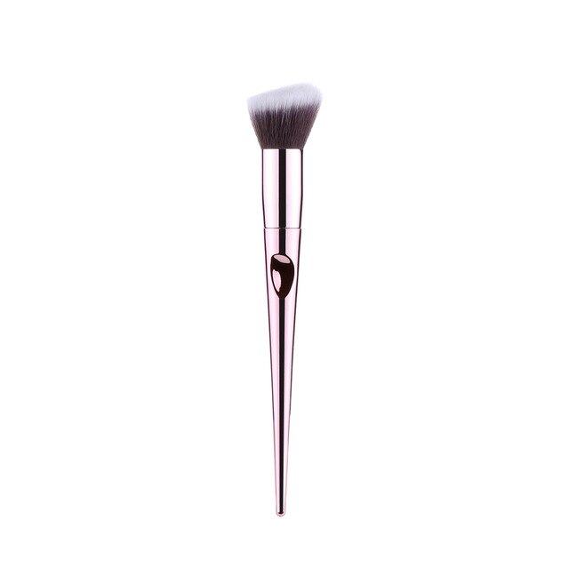 1pc Rose Gold Makeup Brushes Set for Foundation, Powder, Blush, Eyeshadow, Concealer, Lip & Eye Makeup