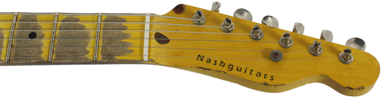 Nash T-57 Guitar, 2-Tone Sunburst, Boat Neck, Extra Heavy Aging