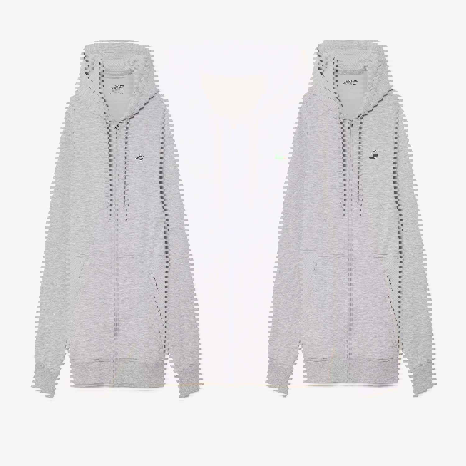 Lacoste Men's Sport Mesh Hoodie - Black or Grey Chine