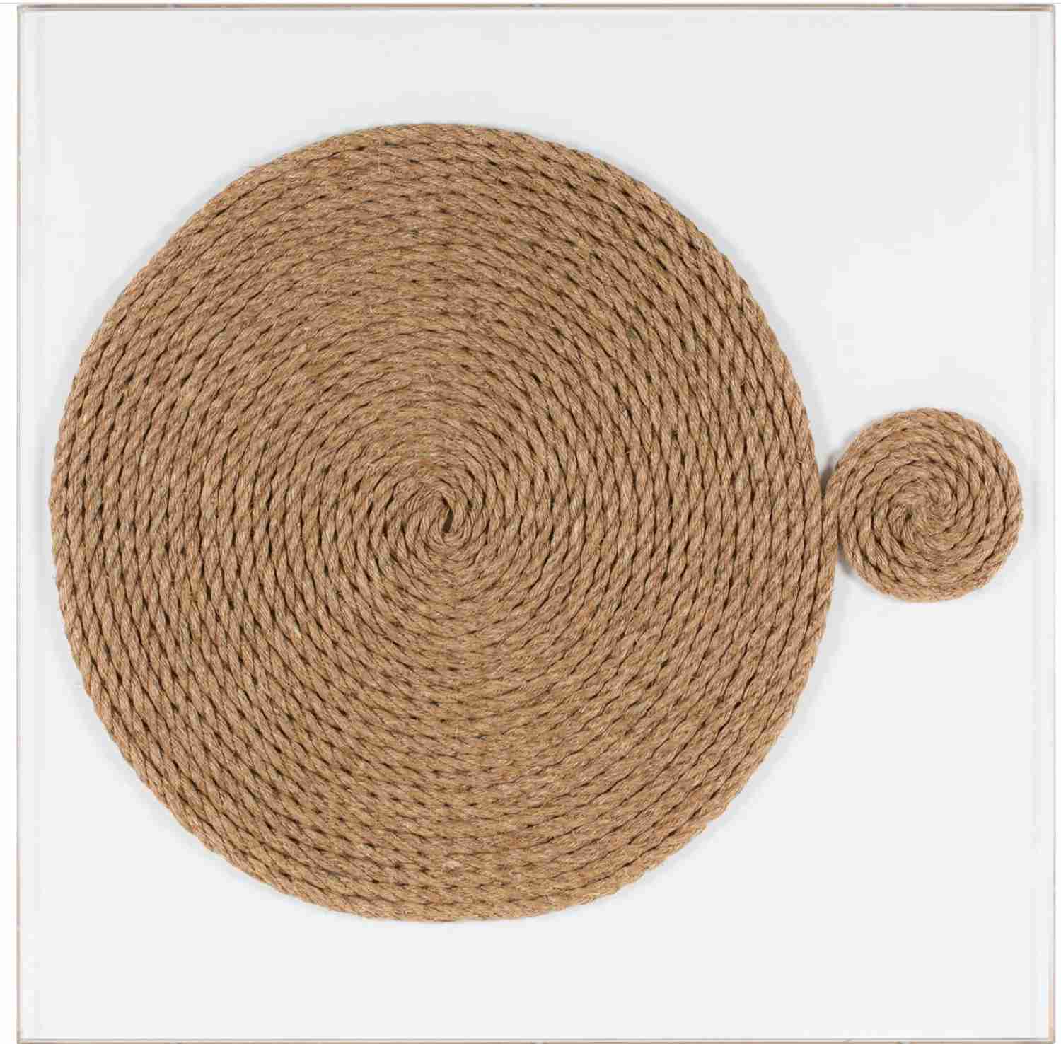 Unwind White Framed Wall Art by Natural Curiosities