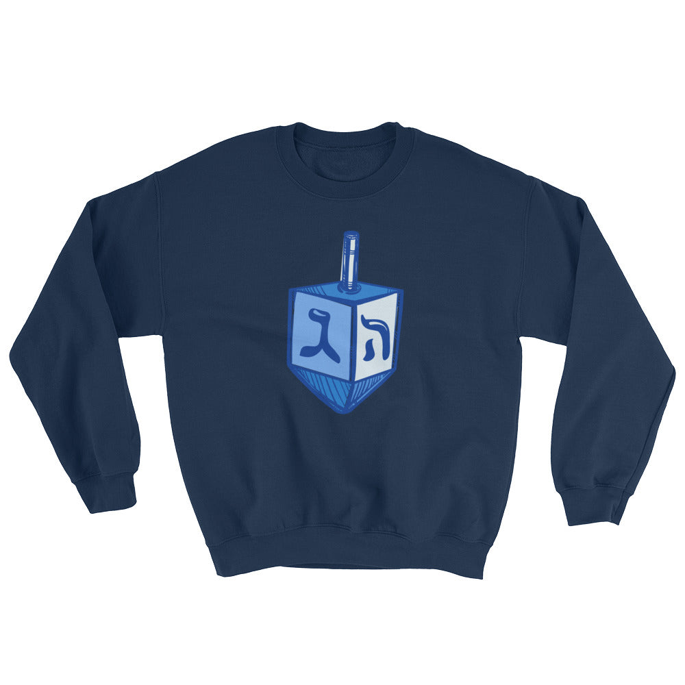 Dreidel Unisex Crewneck Sweatshirt | Chanukah Celebration