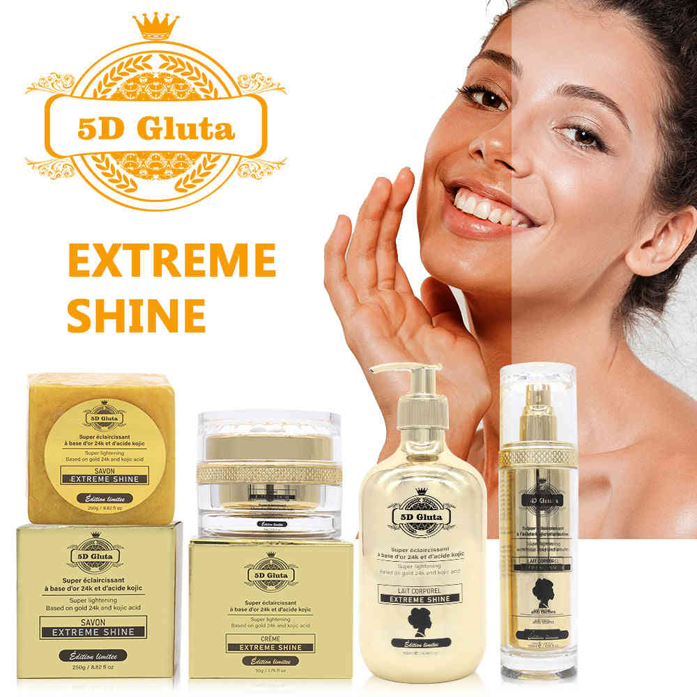 5D Gluta EXTREME SHINE Skincare Set - Whitening, Brightening & Anti-Aging