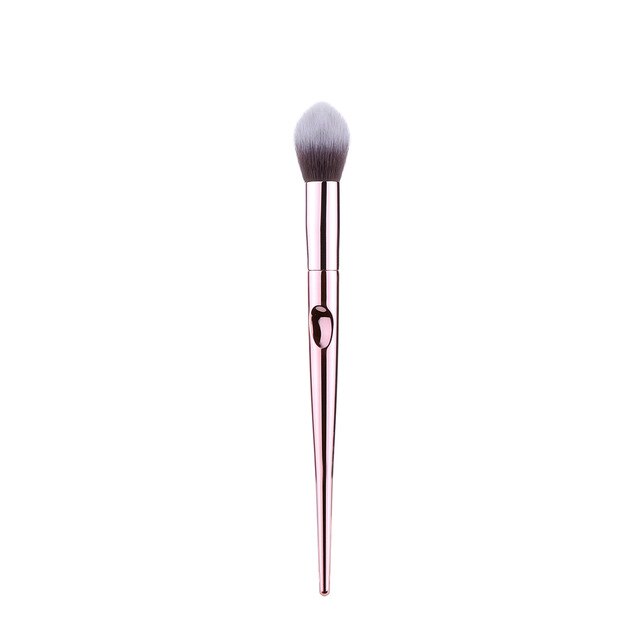 1pc Rose Gold Makeup Brushes Set for Foundation, Powder, Blush, Eyeshadow, Concealer, Lip & Eye Makeup