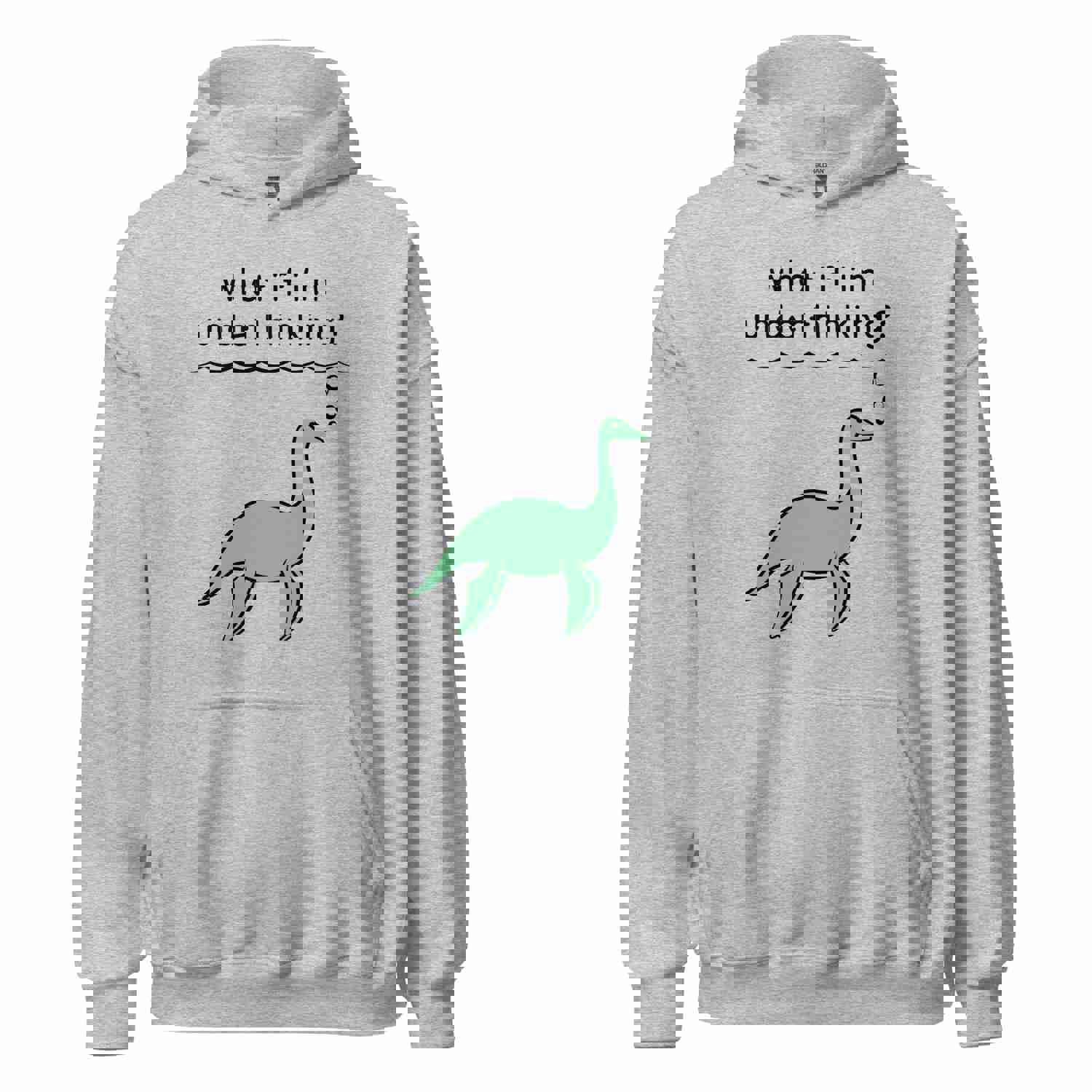 Underthinking Kevin Hoodie - Cozy Medium-Weight with Front Pouch Pocket