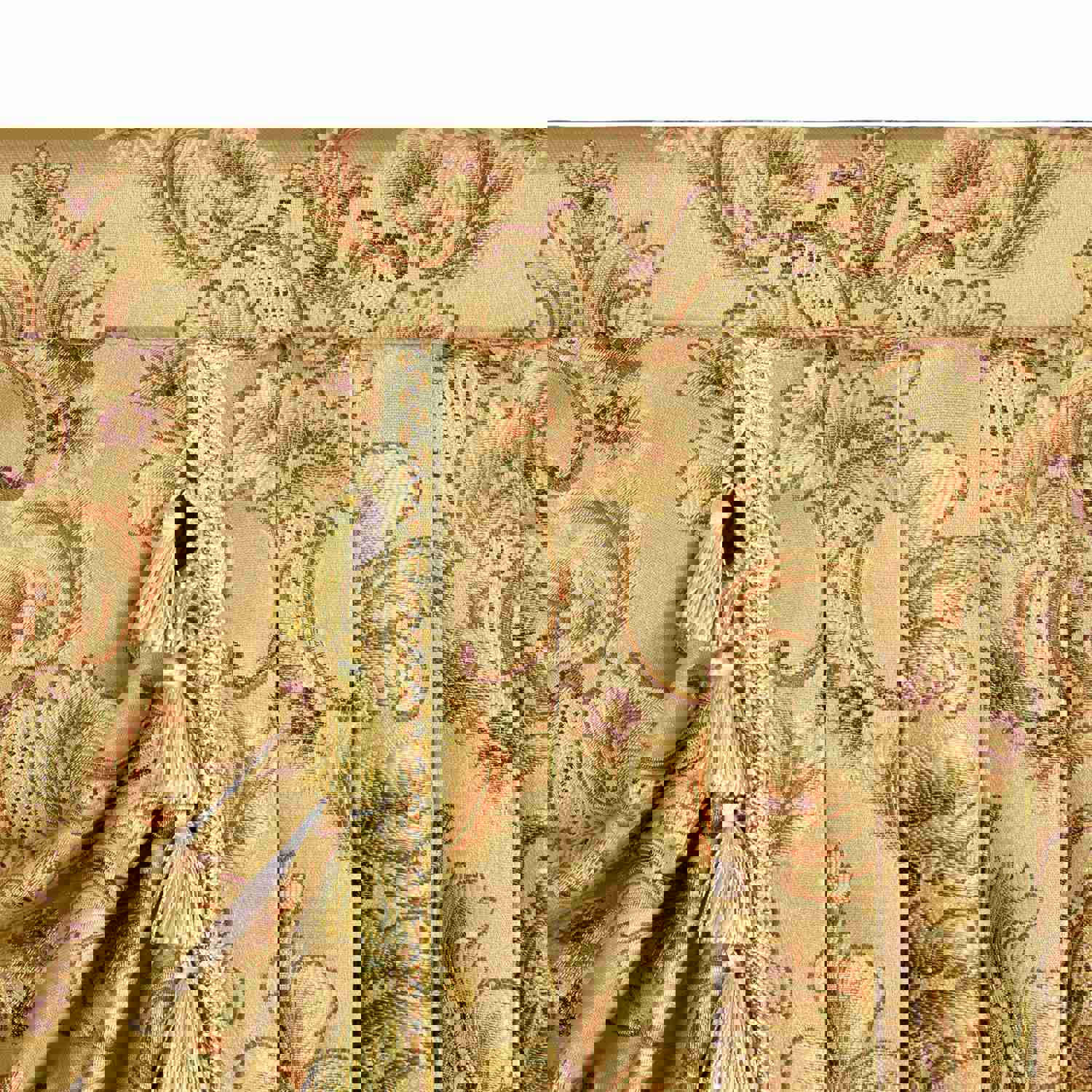 Opulent Swag Valance - Premium Synthetic Fiber Window Decor