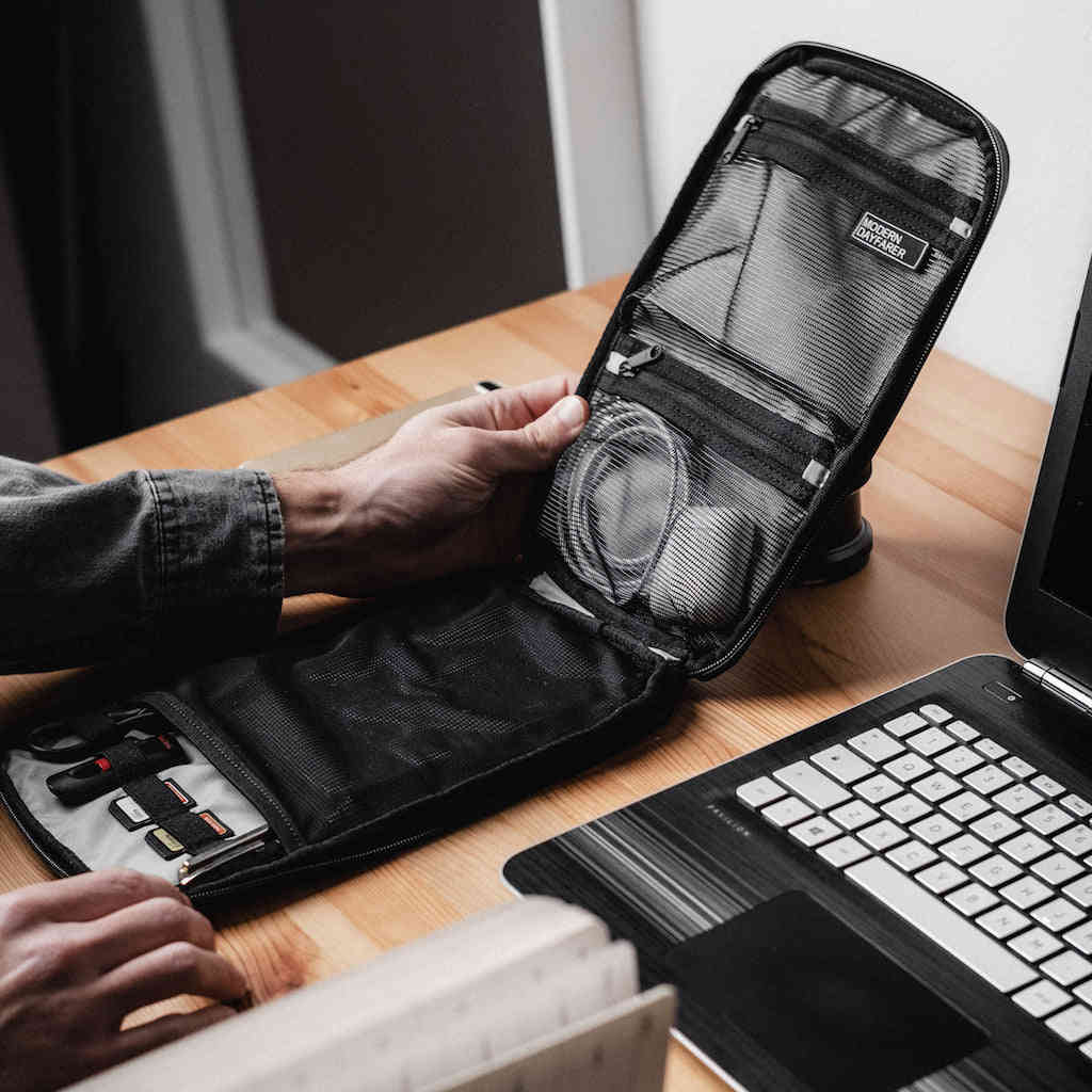 DAYFARER Tech Pouch - Water-Repellent Organizer for Tech Accessories