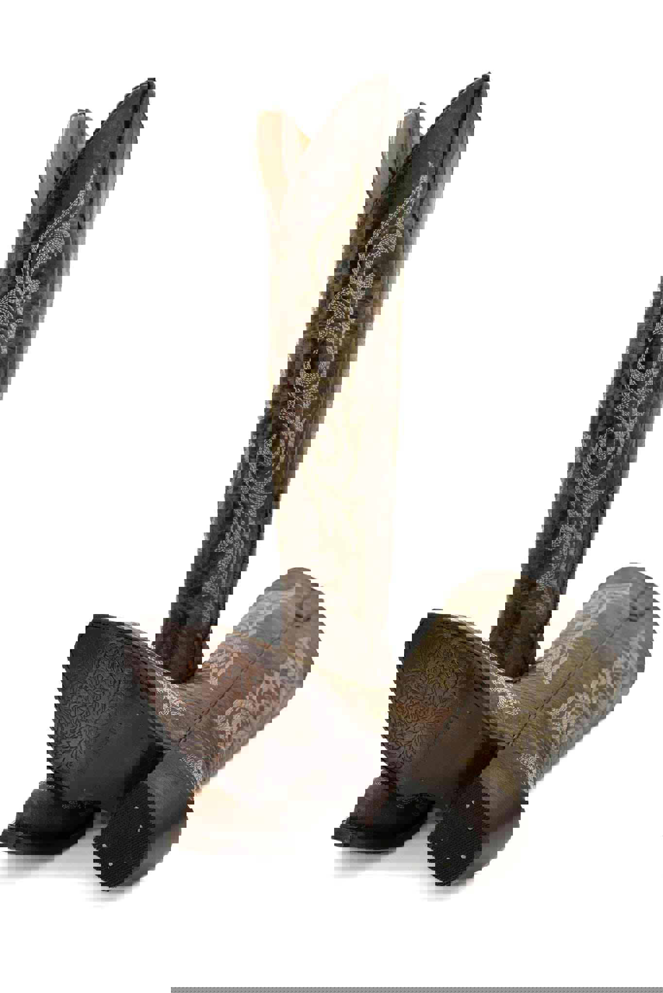 Jenny Tall Cowgirl Boot - Genuine Leather Western Boots