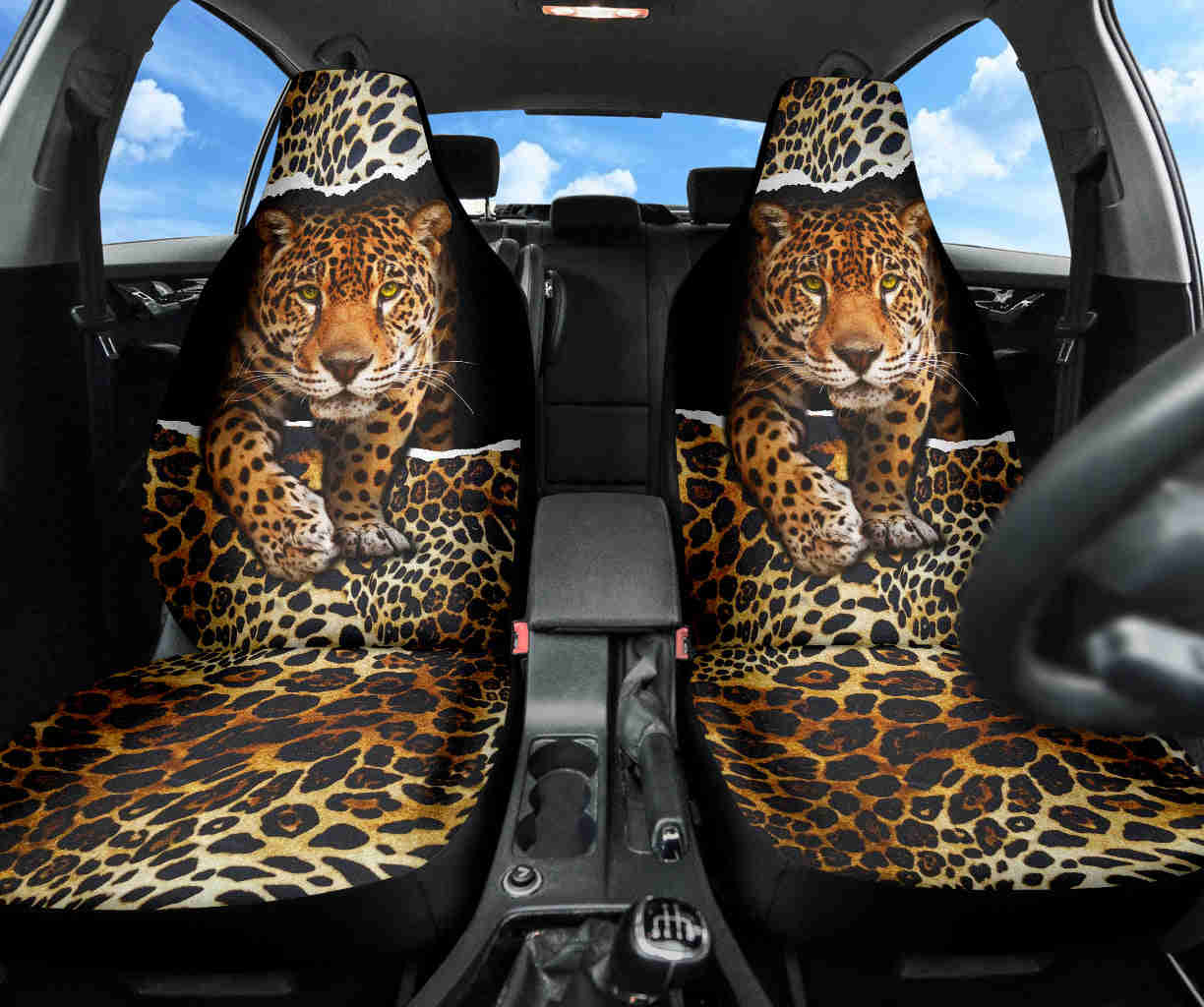 Leopard Wild Car Seat Covers - Premium Custom Fit for Cars and SUVs