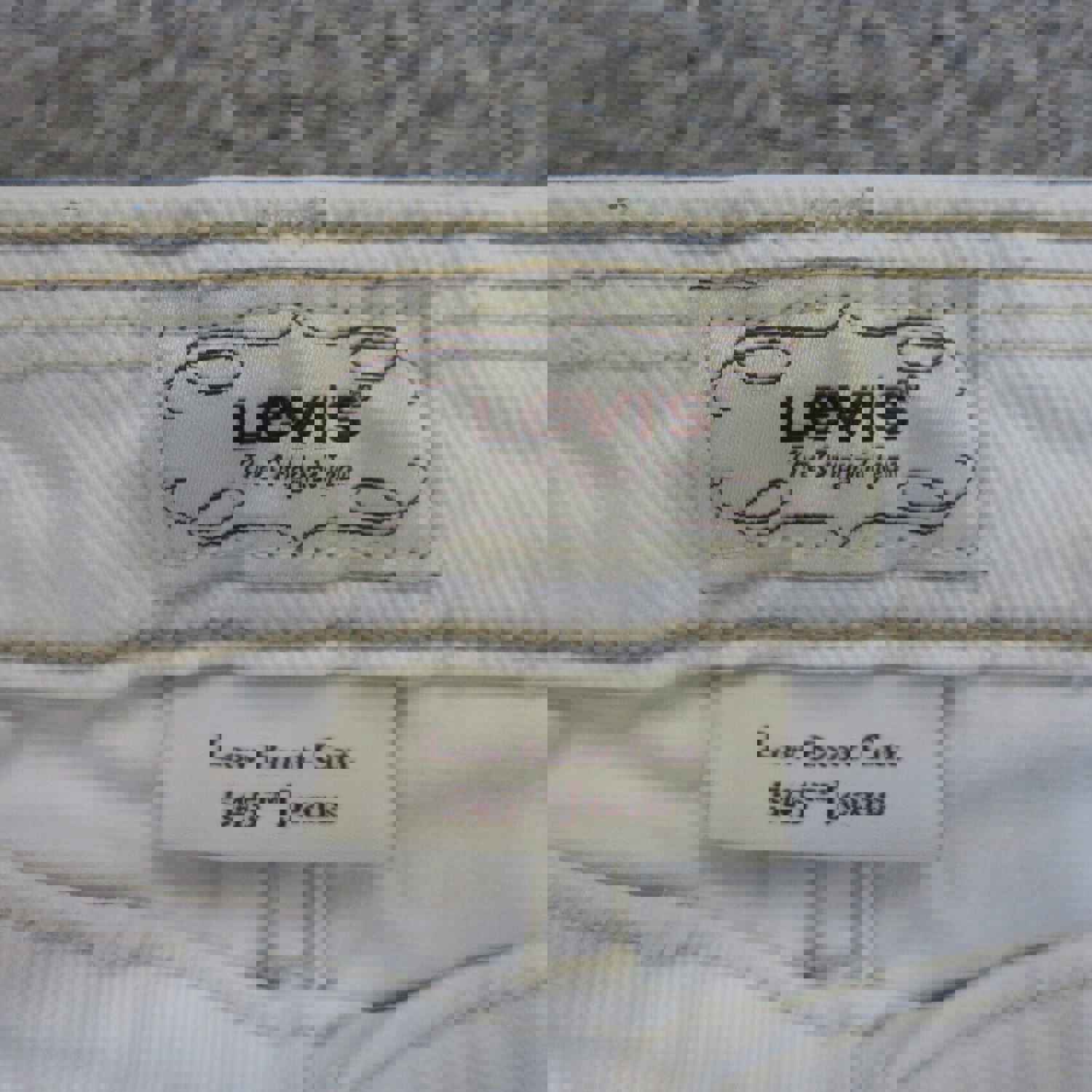 Levis 545 Jeans Womens W33 White Casual Outdoor Low Boot Cut Leg Denim Stretch