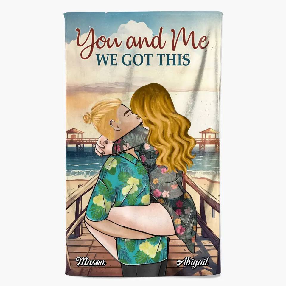 Personalized Custom Beach Towel - Birthday, Vacation Gift, Summer Gift For Beach Lover