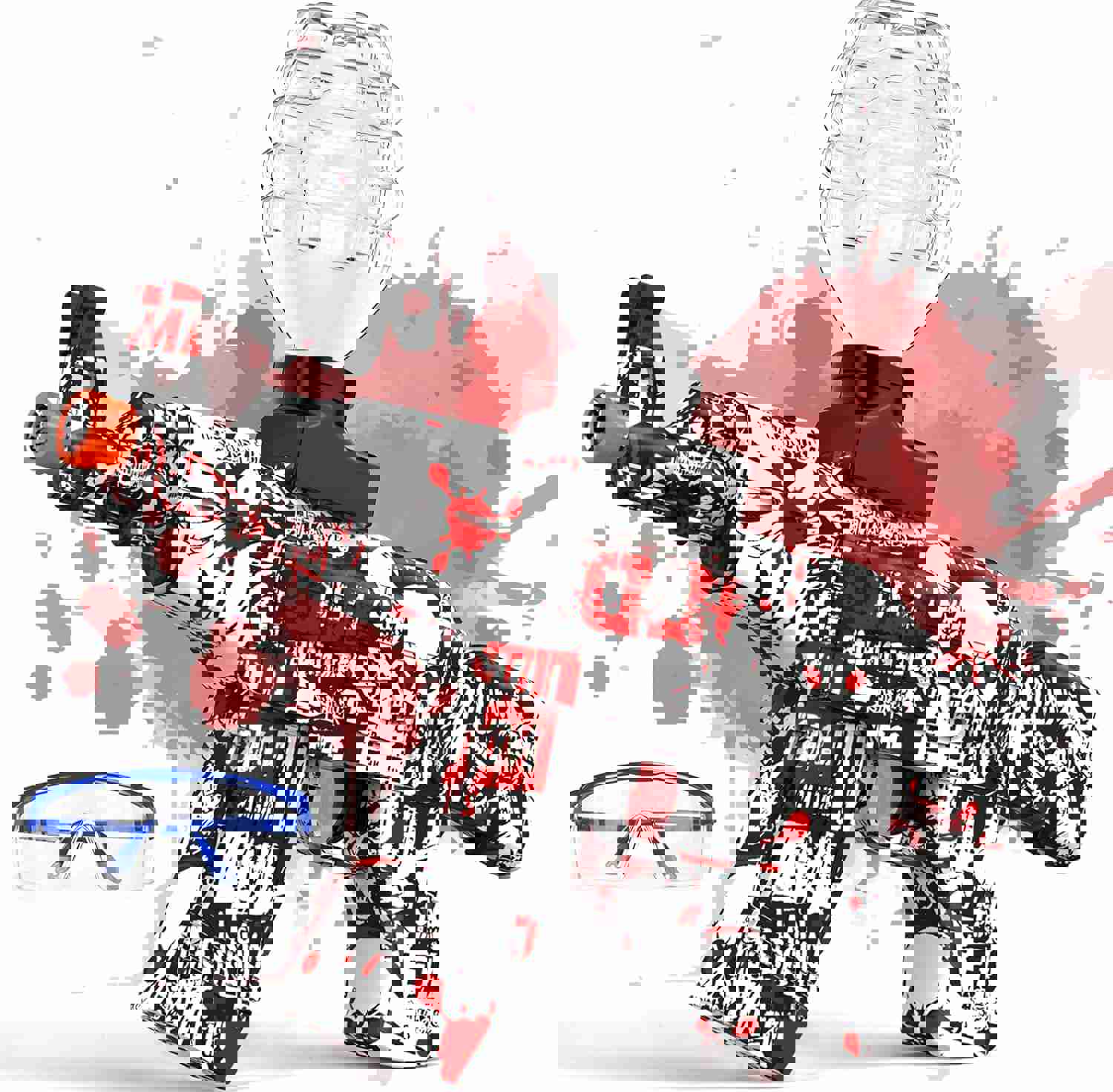 Anstoy Electric Gel Ball Blaster AEG AKM-47 Splatter Ball Gun for Outdoor Team Games