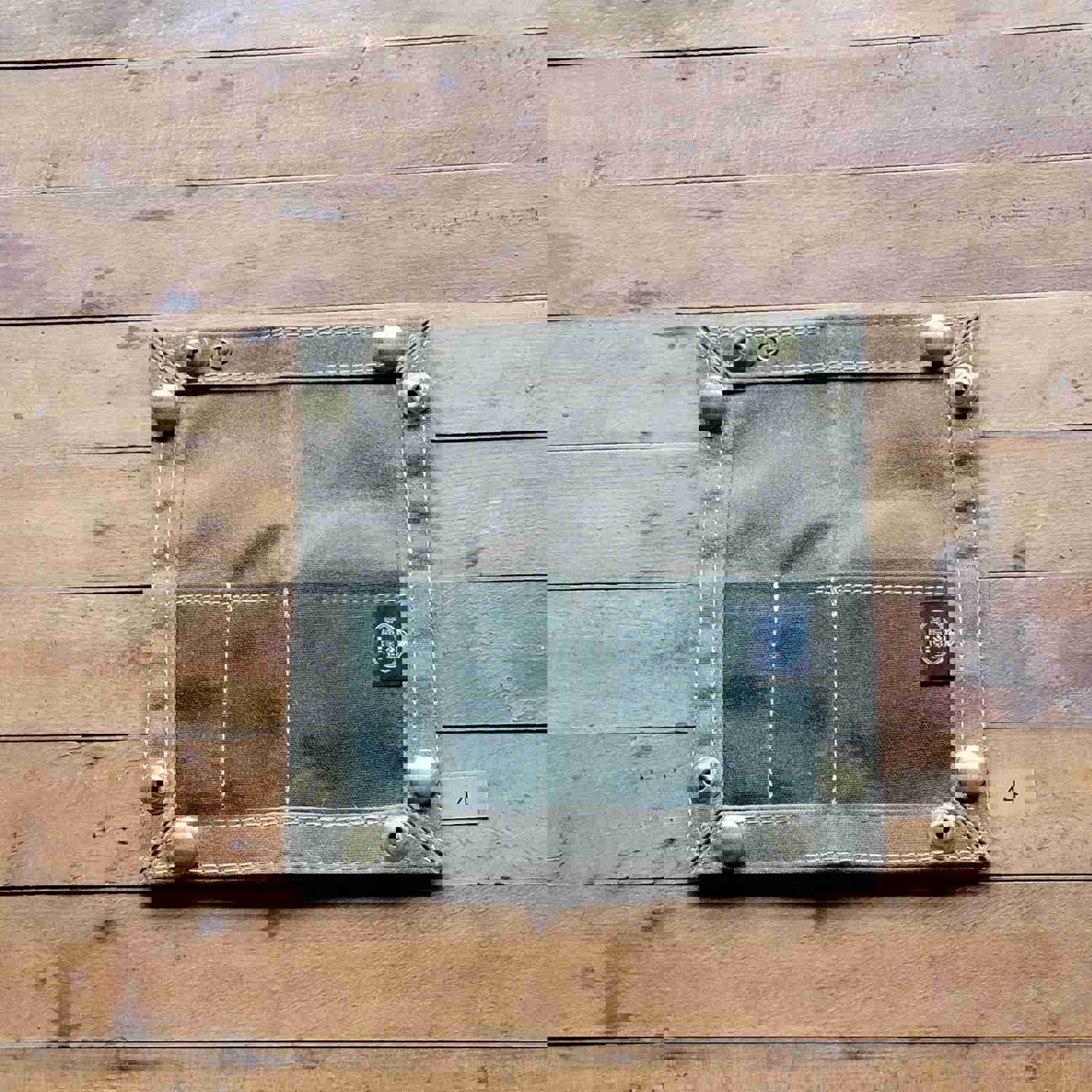 New Color Combos EDC Waxed Canvas Travel Tray 2.0 for Gear Organization