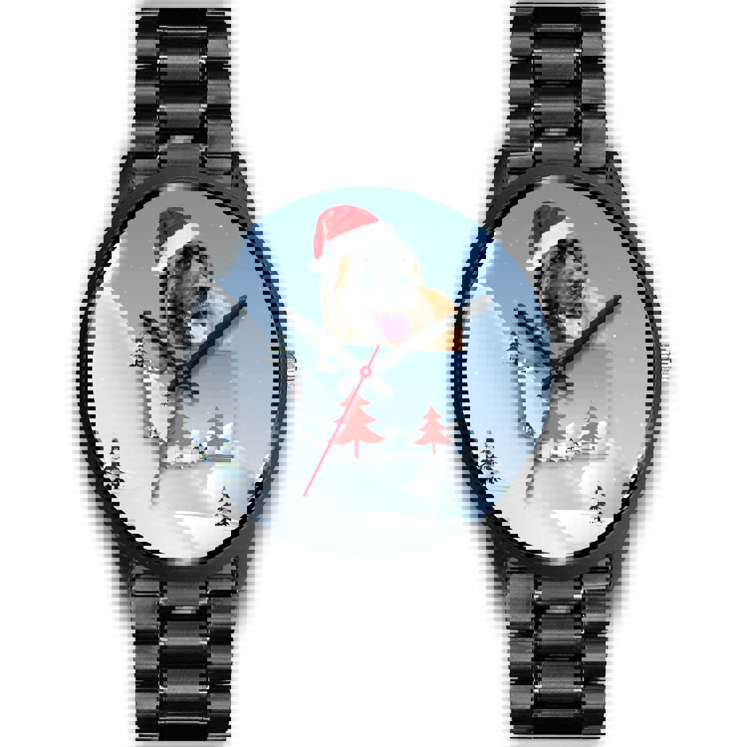 Leonberger Dog Washington Christmas Special Wrist Watch