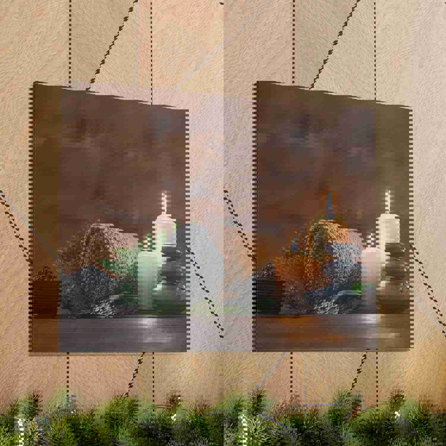 Fern Forest Floral Nature Photography Canvas Wall Art - Ready-to-Hang Home Decor