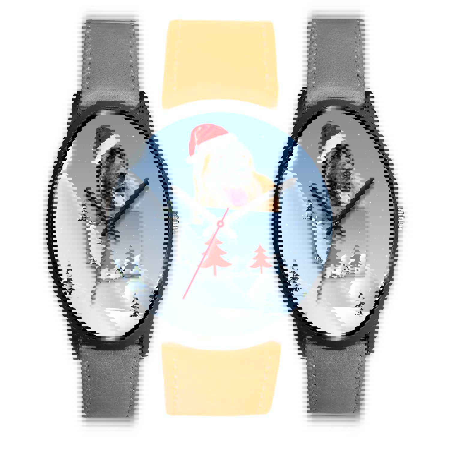 Leonberger Dog Washington Christmas Special Wrist Watch