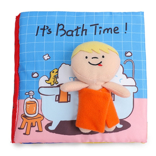 Baby Soft Cloth Book - Early Learning Educational Toy for Toddlers