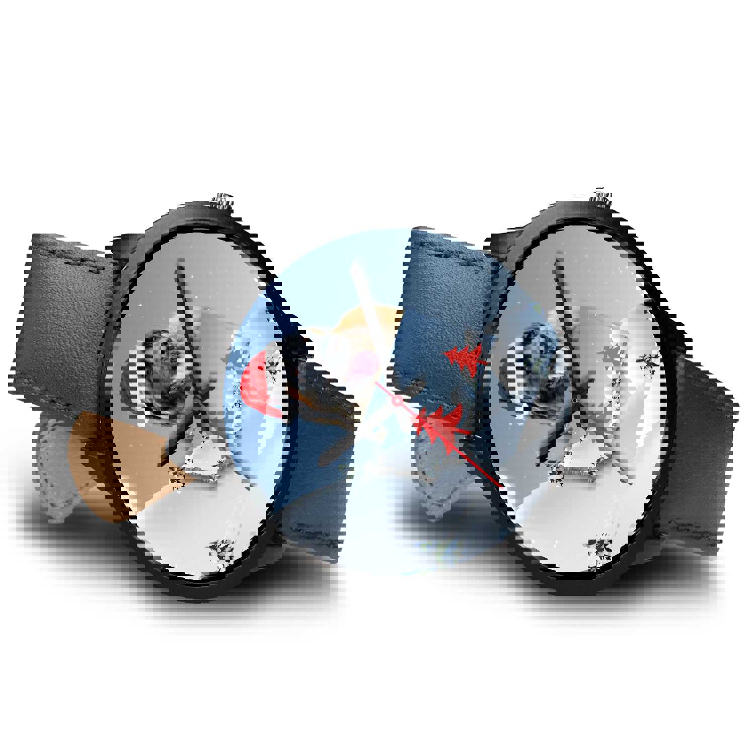 Leonberger Dog Washington Christmas Special Wrist Watch