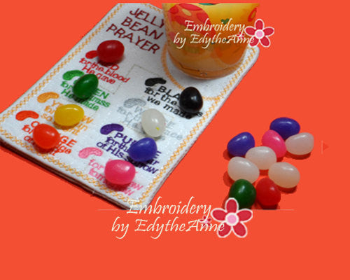 CHILDREN'S FAITH-BASED Mug Mat/Mug Rug - Jelly Bean Prayer Digital File (Instant Download)