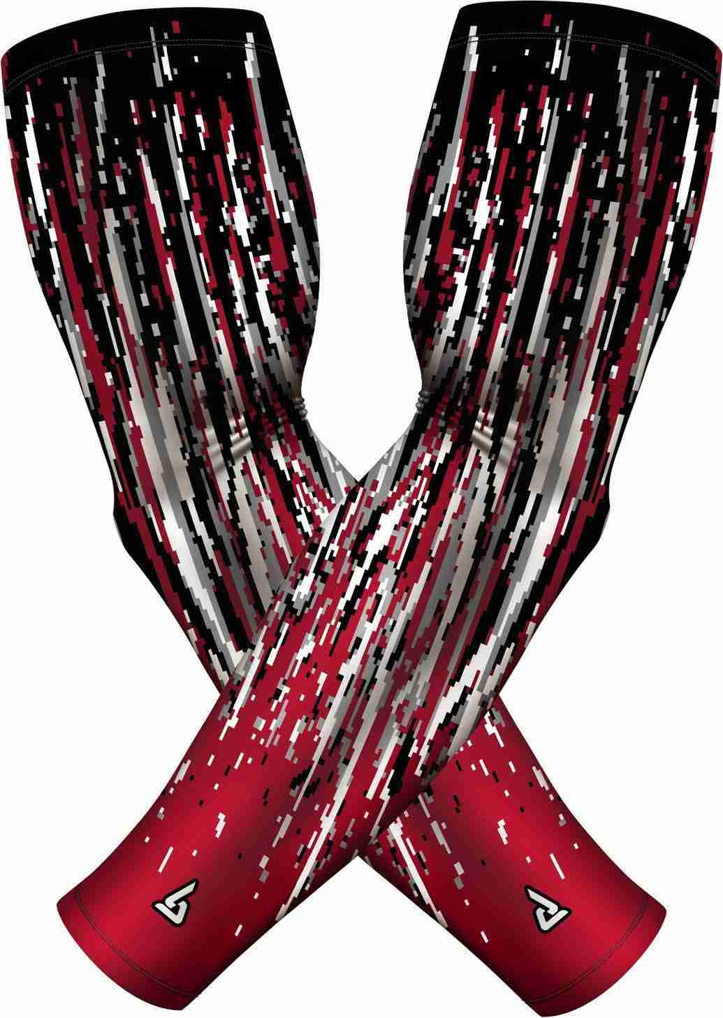 B-Driven Sports Pro-Fit Compression Arm Sleeves - 1-Pair, 30+ Designs, Adult/Youth Sizes