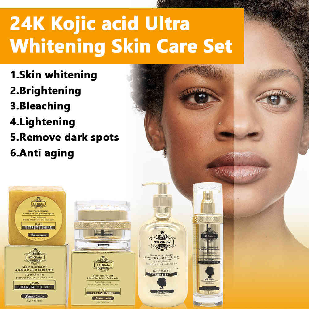 5D Gluta EXTREME SHINE Skincare Set - Whitening, Brightening & Anti-Aging