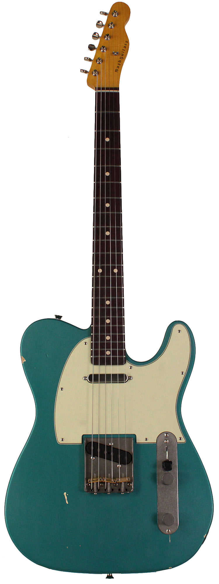 Nash T-63 Guitar, Teal Green Metallic, Light Aging - Vintage Tele Model with Modern Features