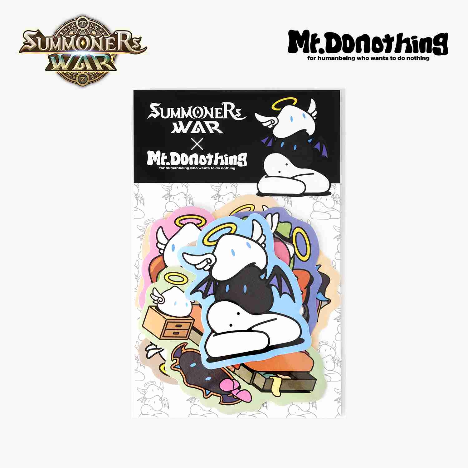 Summoners War X Mr.Donothing Big Decoration Stickers (6 pcs)