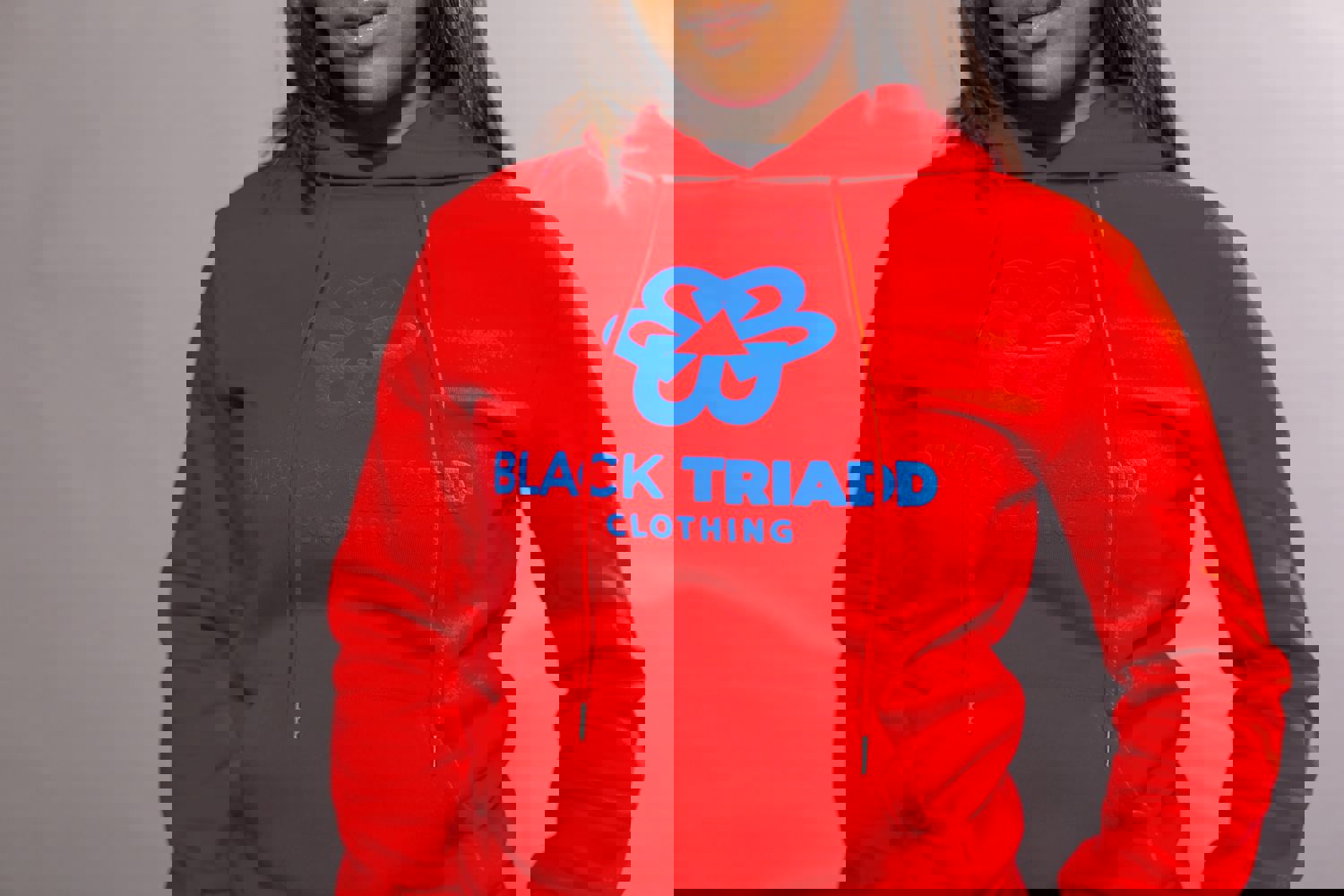 Red BTC Women's Gleam Hoodie Set