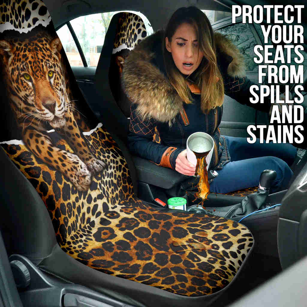 Leopard Wild Car Seat Covers - Premium Custom Fit for Cars and SUVs