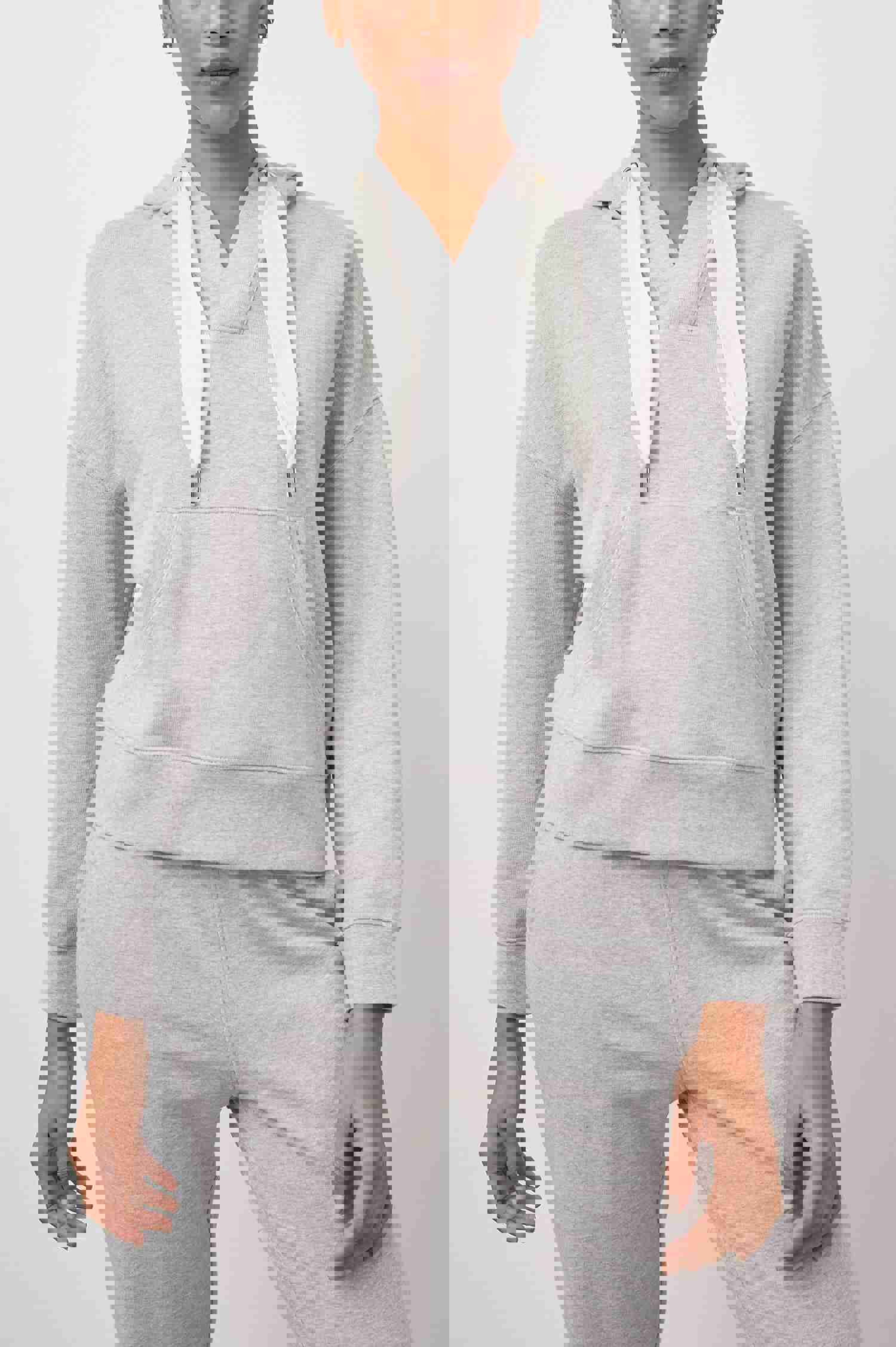 ADLEY HOODIE - HEATHER GREY