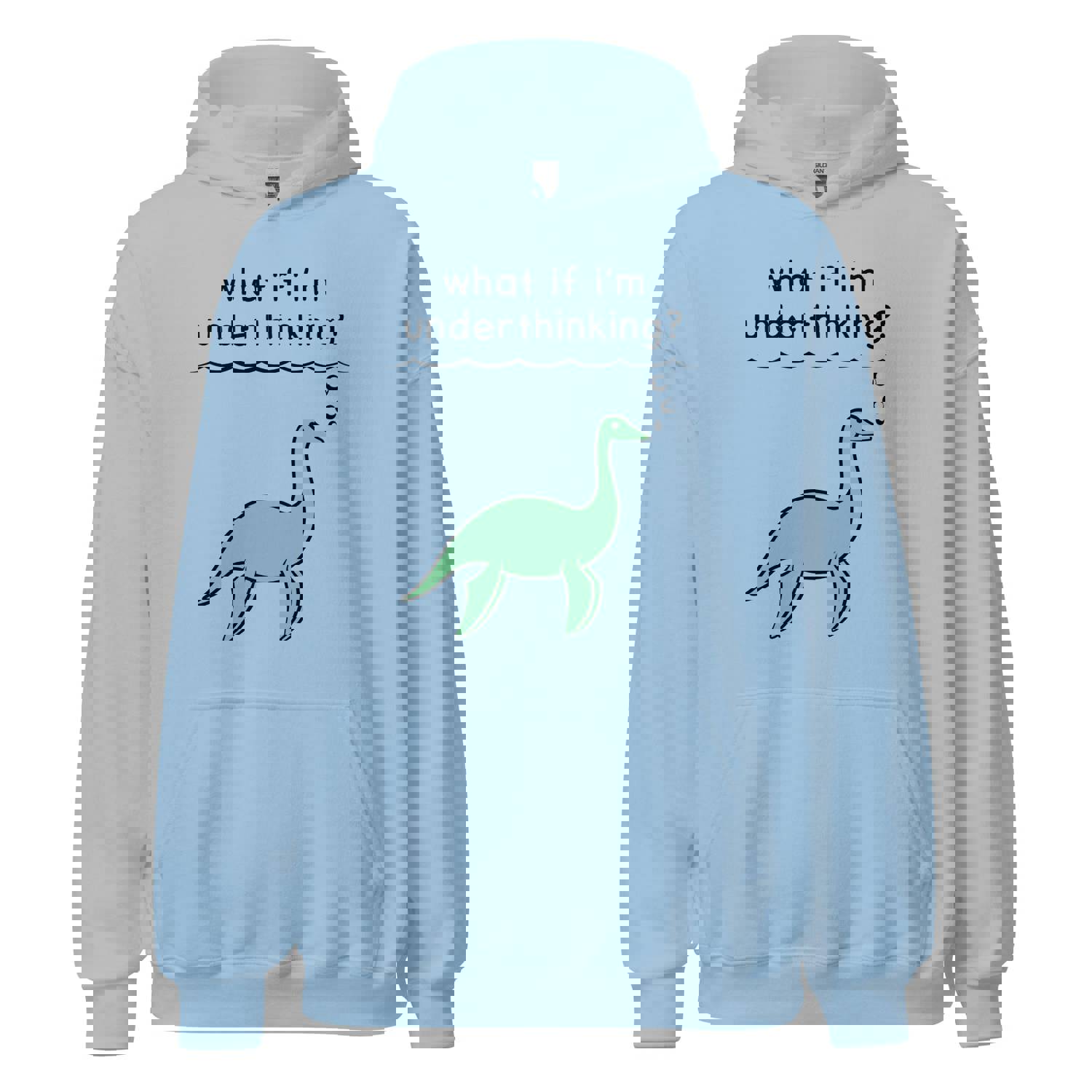 Underthinking Kevin Hoodie - Cozy Medium-Weight with Front Pouch Pocket