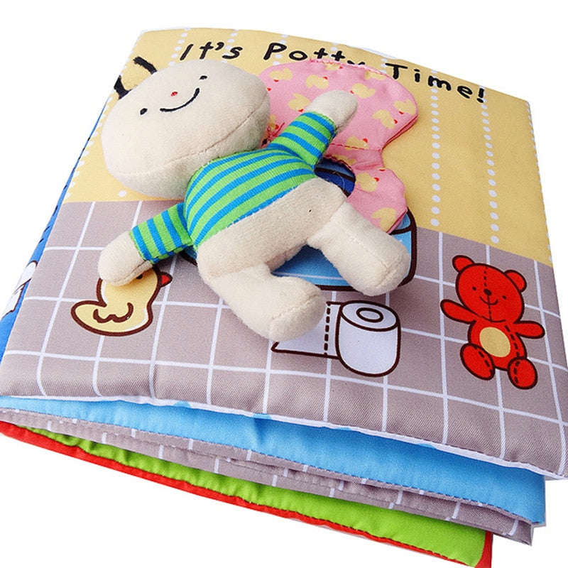 Baby Soft Cloth Book - Early Learning Educational Toy for Toddlers