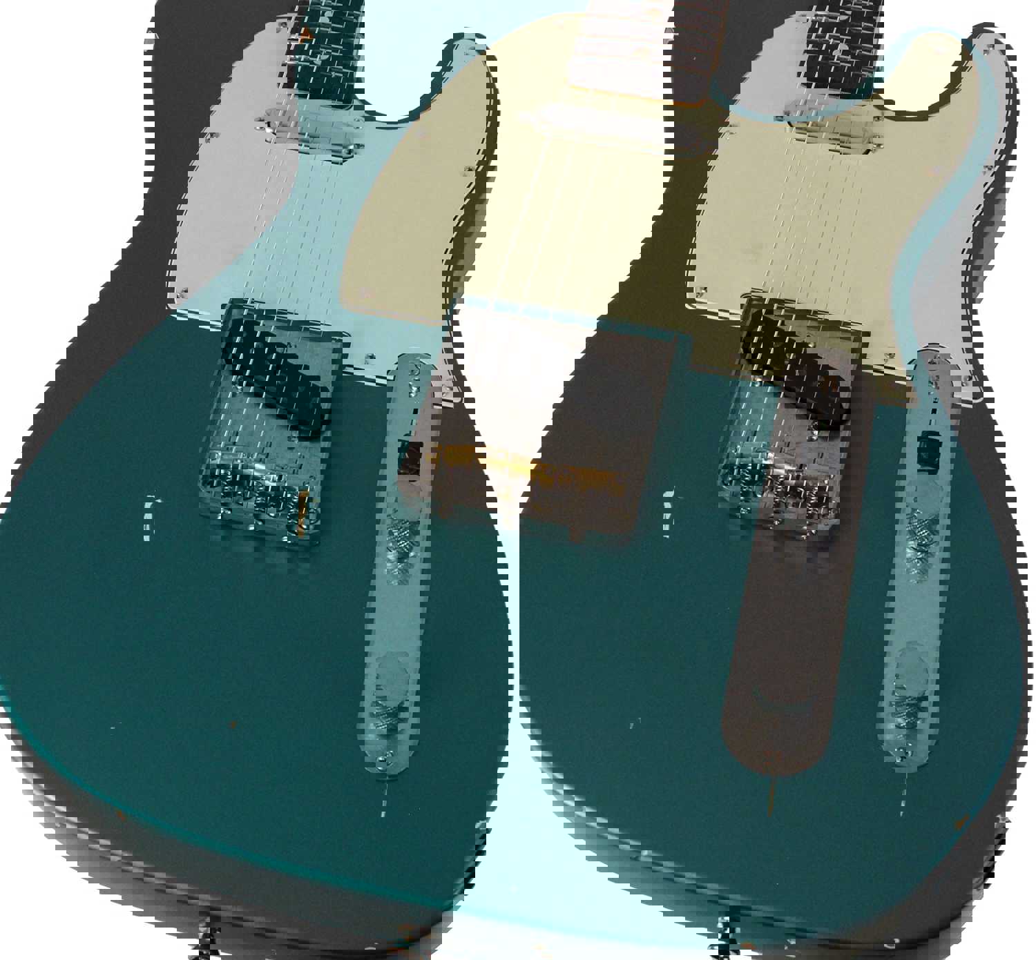 Nash T-63 Guitar, Teal Green Metallic, Light Aging - Vintage Tele Model with Modern Features