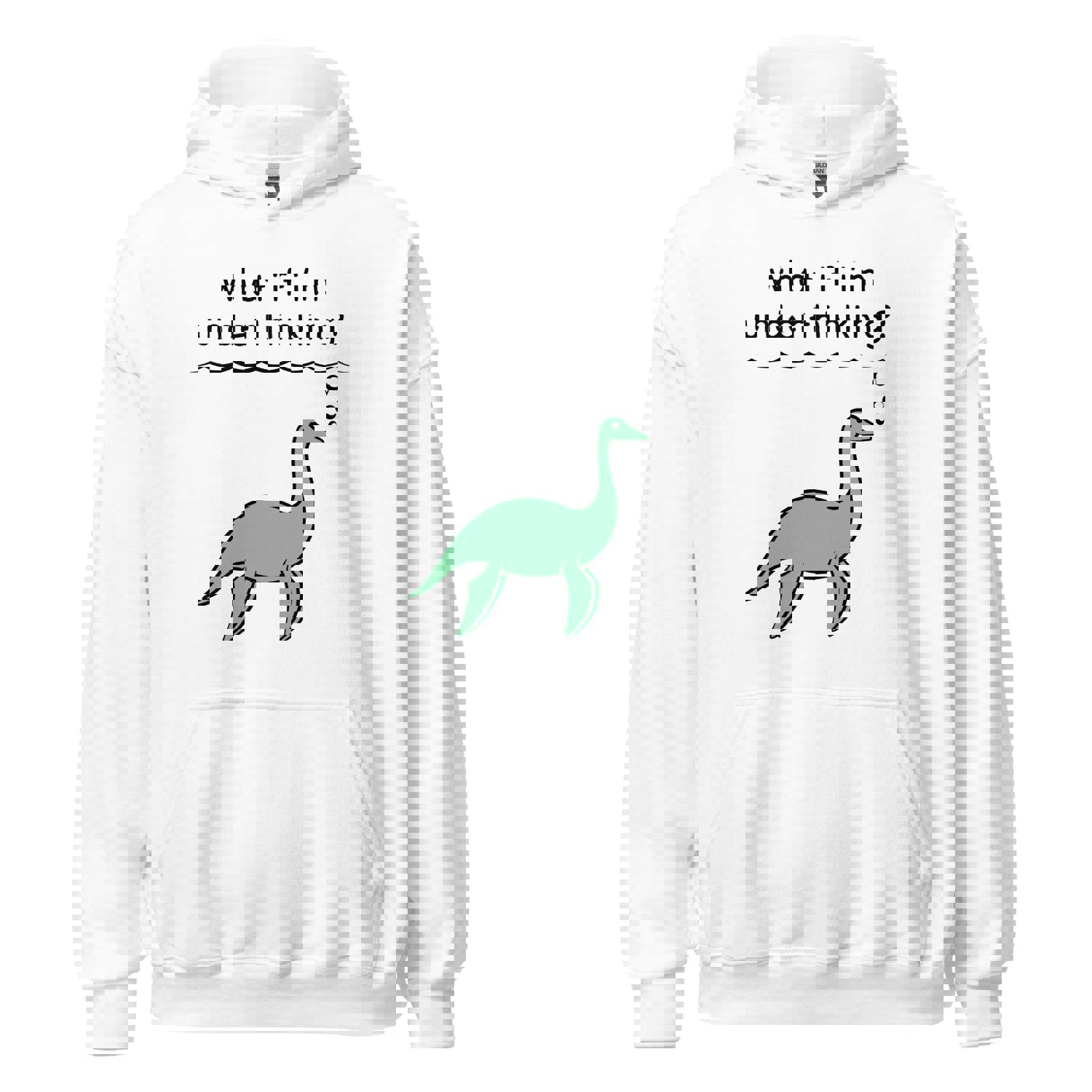 Underthinking Kevin Hoodie - Cozy Medium-Weight with Front Pouch Pocket