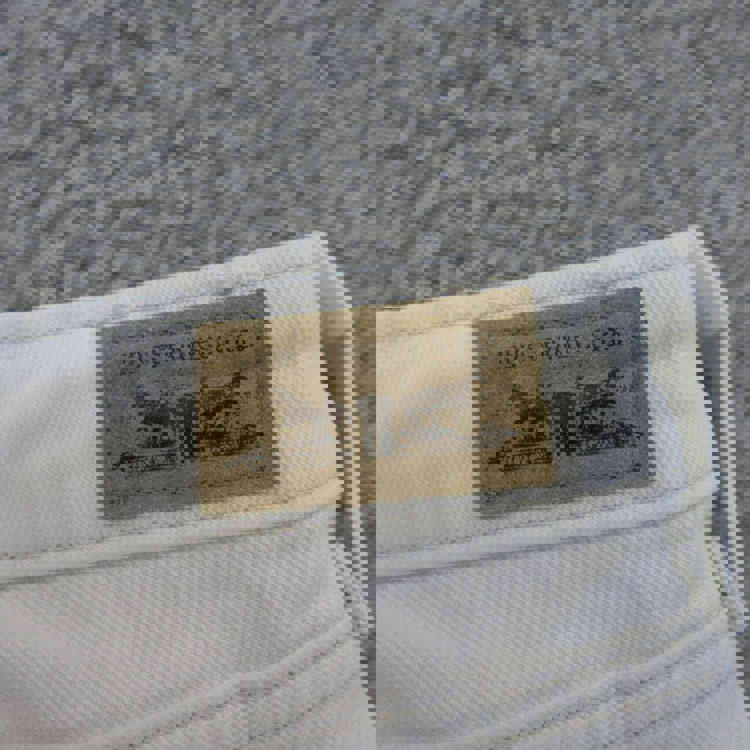 Levis 545 Jeans Womens W33 White Casual Outdoor Low Boot Cut Leg Denim Stretch