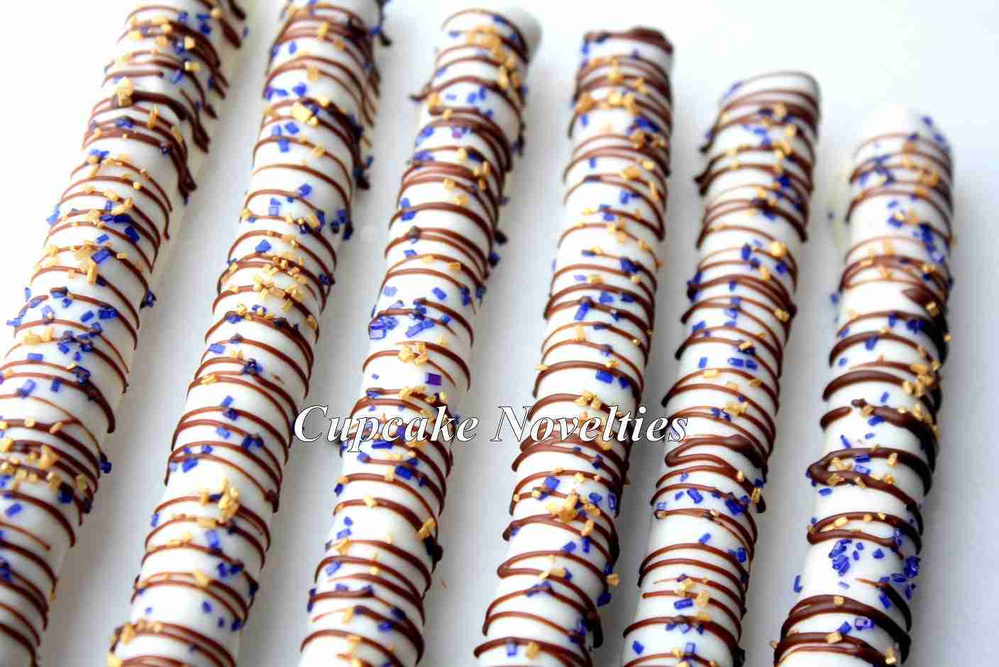 Gourmet Chocolate Dipped Pretzels - Party Favors & Edible Gifts
