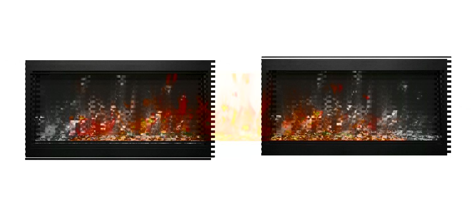 Remii 45 Deep Indoor or Outdoor Built-In Only Smart Electric Fireplace