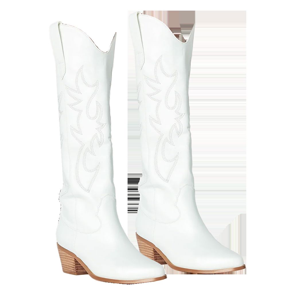 White Urson Cowgirl Boot