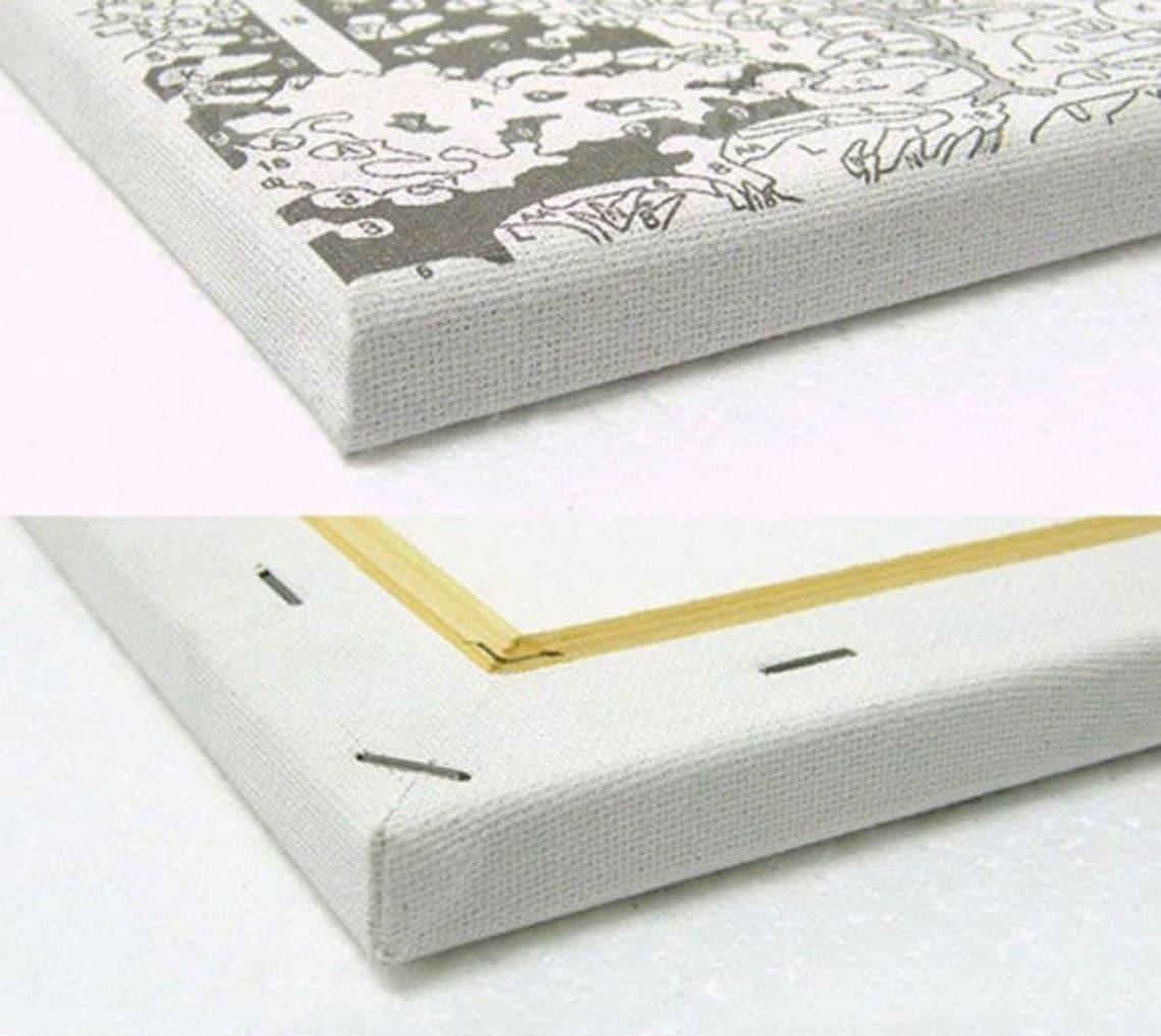 Paint By Number Kit for Adults 16x20 Flowers - DIY Acrylic Painting By Numbers - Easy Paint By Numbers Kit