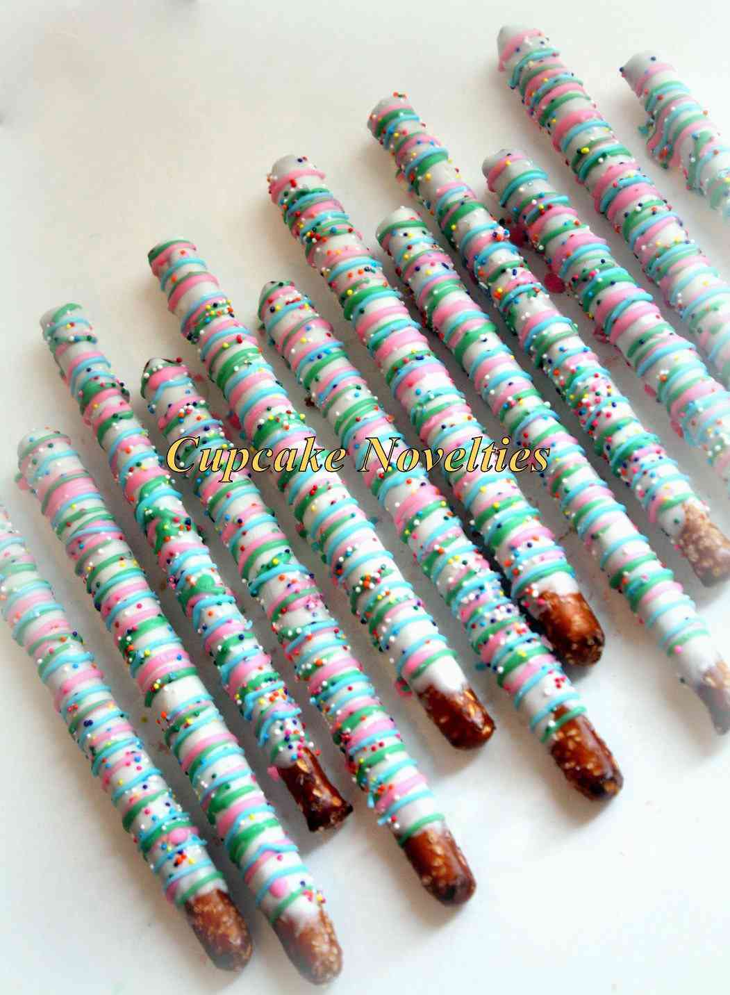 Gourmet Chocolate Dipped Pretzels - Party Favors & Edible Gifts