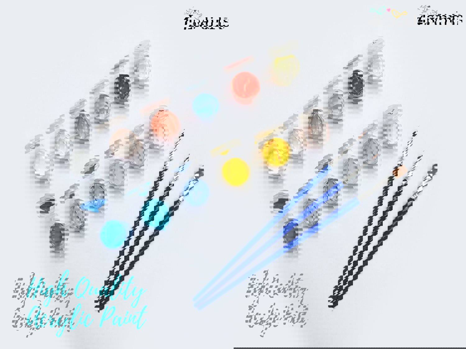 Paint By Number Kit for Adults 16x20 Flowers - DIY Acrylic Painting By Numbers - Easy Paint By Numbers Kit