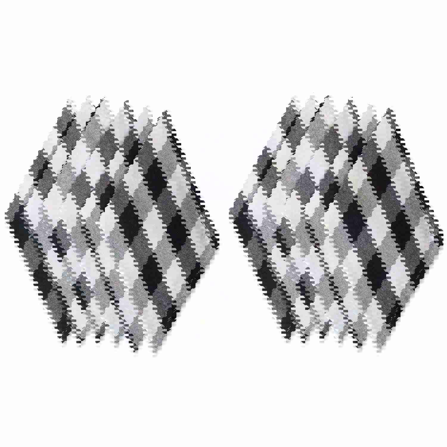 DII Cotton Buffalo Check Table Runner for Family Dinners, Gatherings, and Everyday Use (14x72, Orange & Black)