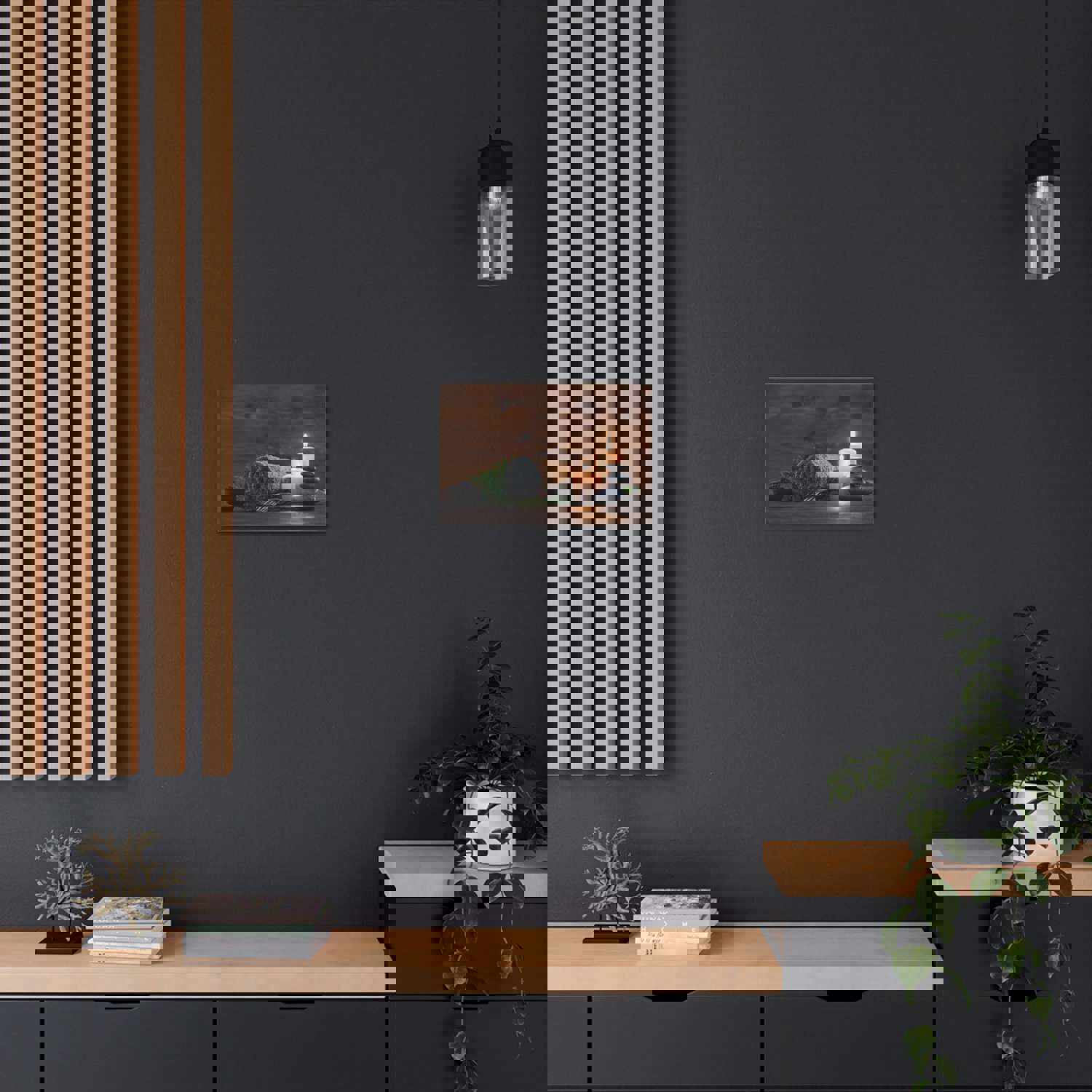 Fern Forest Floral Nature Photography Canvas Wall Art - Ready-to-Hang Home Decor