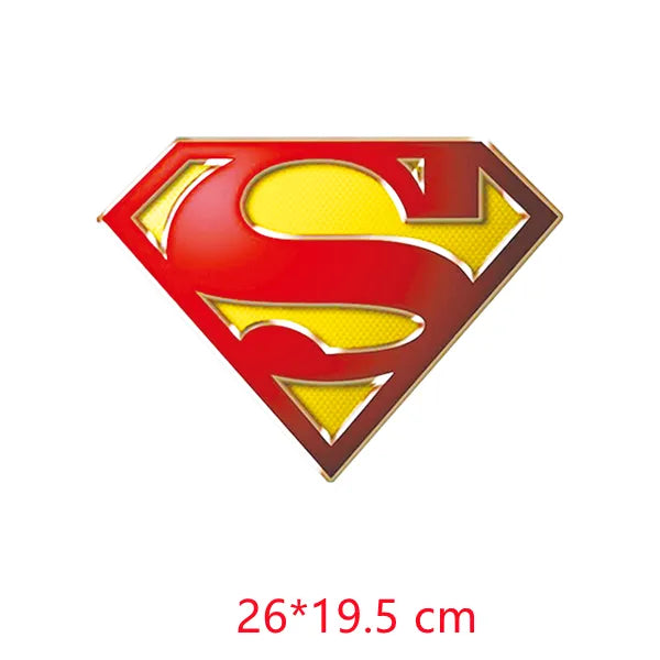 Hot Superman Badge Iron-on Transfers for Clothing Patches