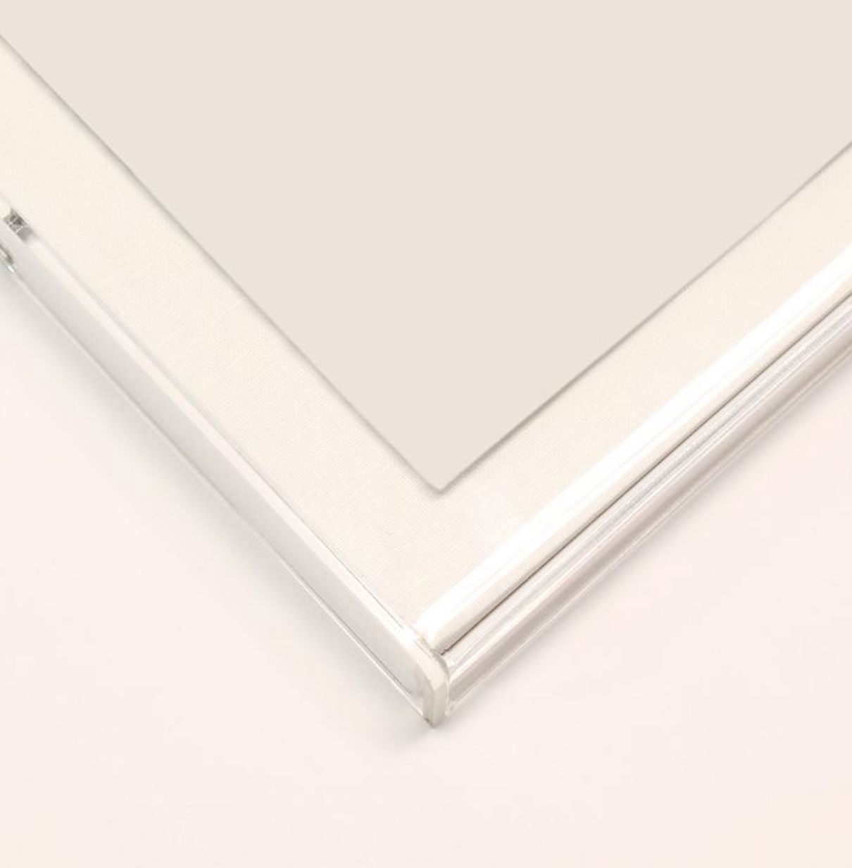 Unwind White Framed Wall Art by Natural Curiosities
